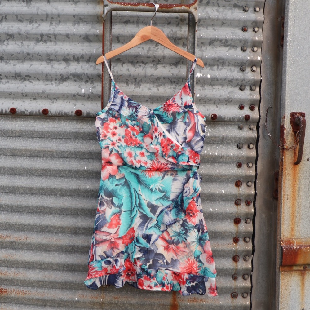 People's Project LA Floral Sleeveless Dress